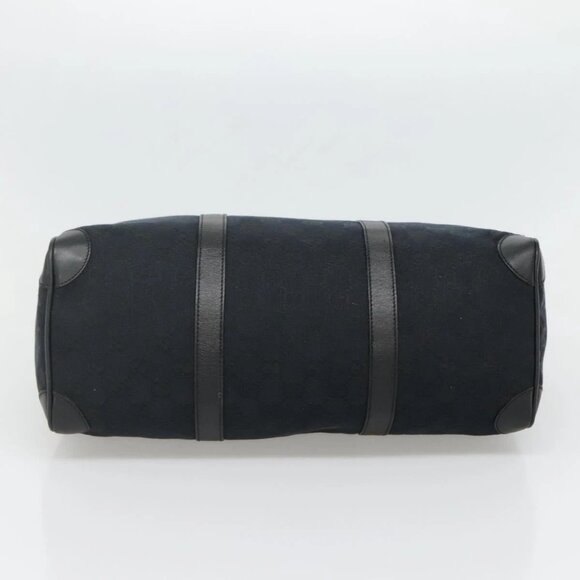 GUCCI GG Canvas Hand Bag Black Silver 000 0846 - Picture 5 of 16